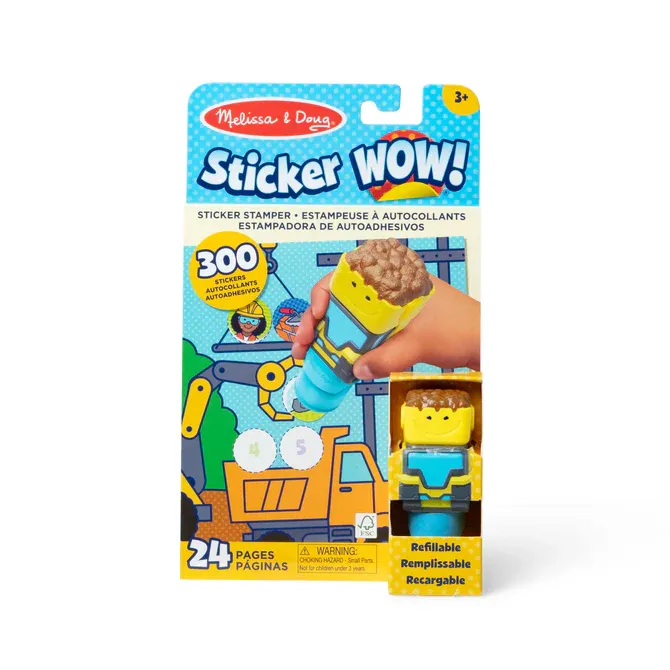 Sticker WOW! Bulldozer with Book &amp; Stickers