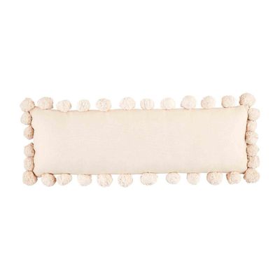 Cream Pom-Pom Pillow