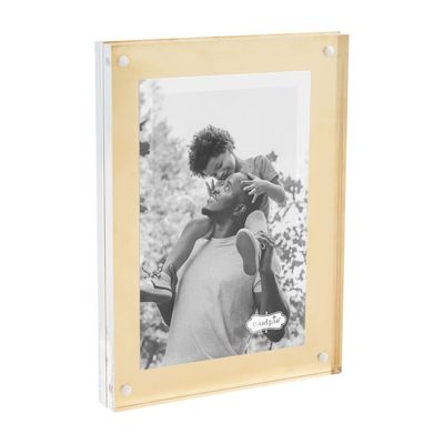 Brass Acrylic Frame 4x6