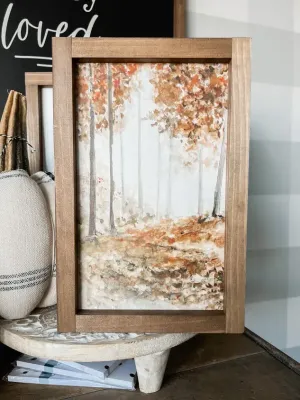 Autumn Forest 8 x 12 Light Walnut