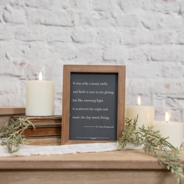 Sunny Smile Tabletop Sign