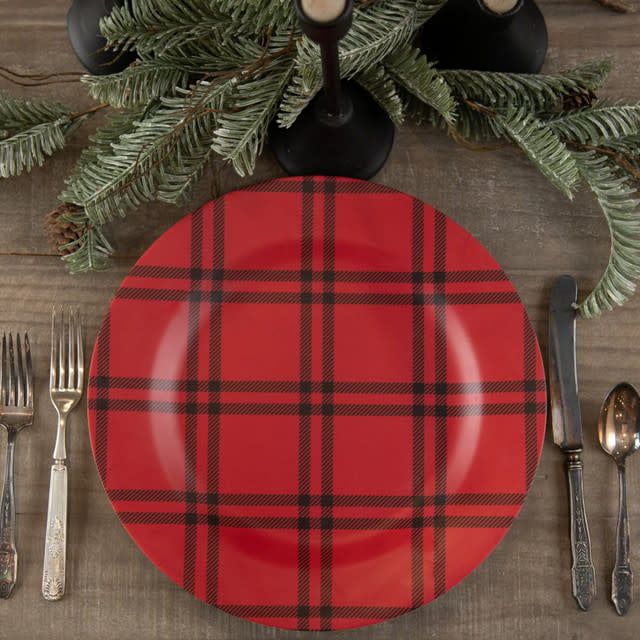 Red with Black Stripes Charger