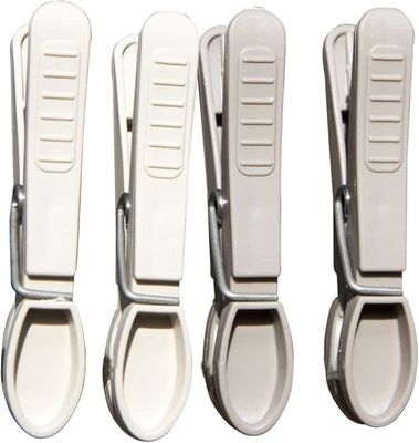 Poly Grip Clothespins 24pk Neutral