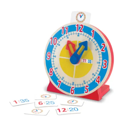 Turn &amp; Tell Wooden Clock