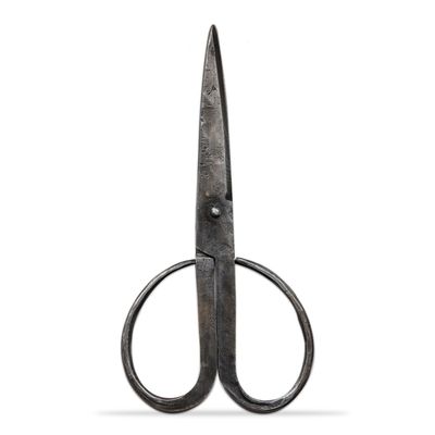 Hand Forged Iron Scissors - Black