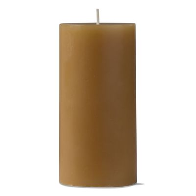 Honey Color Pillar Candle, 3&quot; x 6&quot;