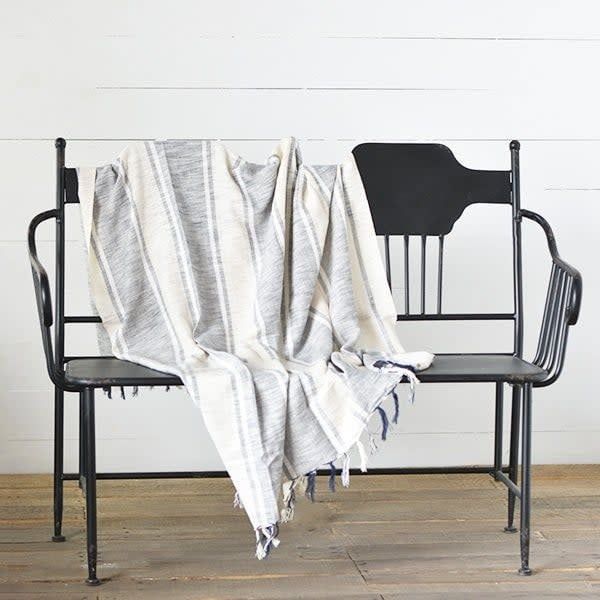 Fine Stripe Throw 70”