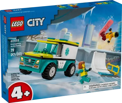 Emergency Ambulance and Snow LEGO