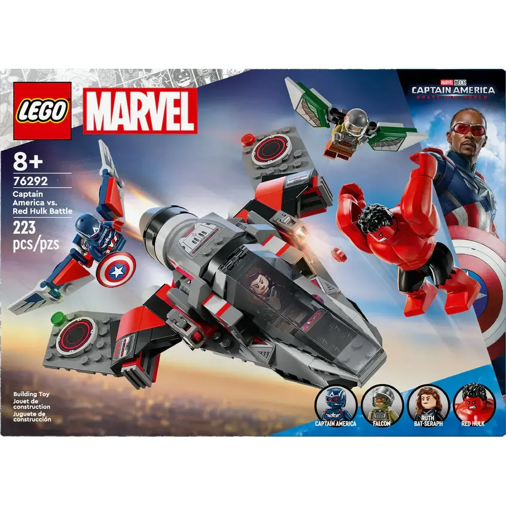 Marvel Captain America vs. Red Hulk Battle LEGO