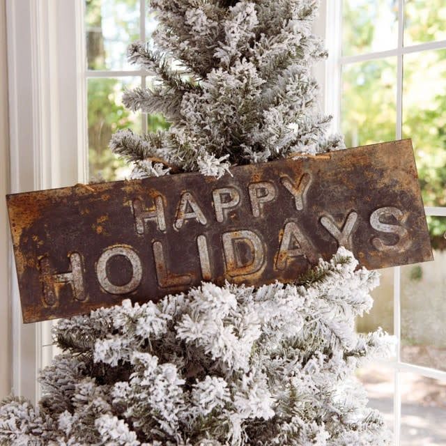 Happy Holidays Sign