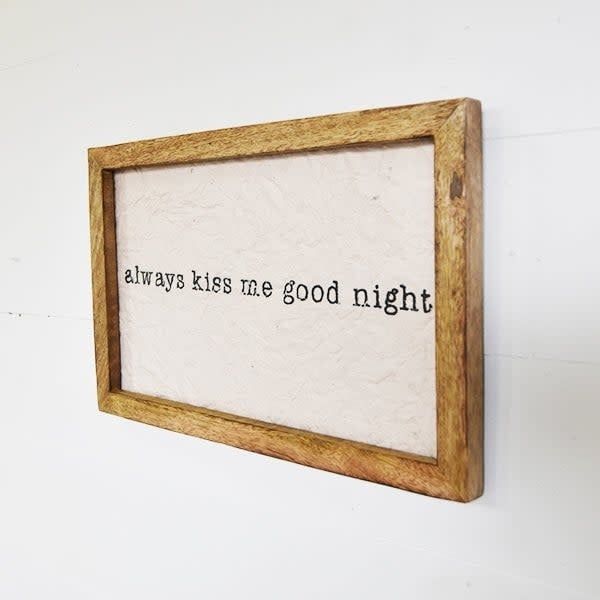 Wood Good Night Sign 16 x 10