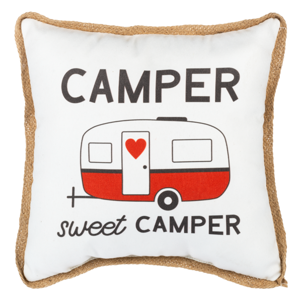 Sweet Camper Pillow 12”