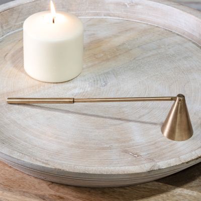 Brass Candle Snuffer 8.5”
