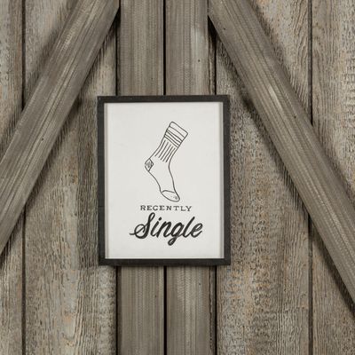 Recently Single Sign 11x14