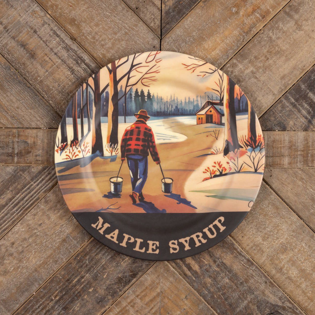Maple Syrup Plate