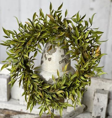 Smilax Candle Ring Green 12”