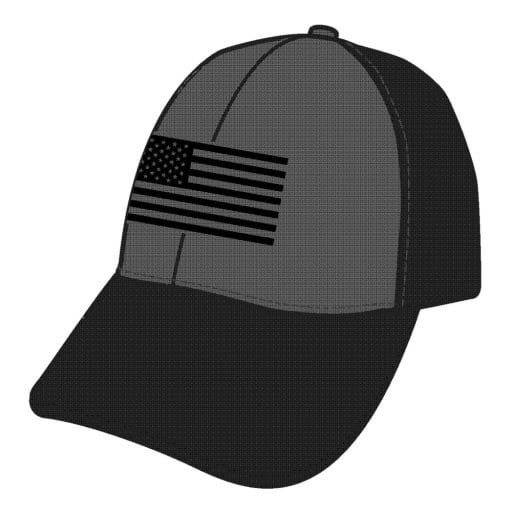 Trucker Hat Flag Slate Gray