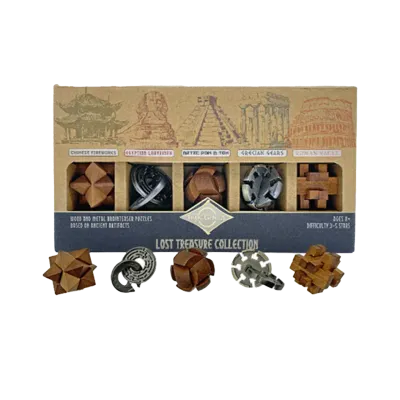 Lost Treasure Collection - 5-Pack of Brainteasers