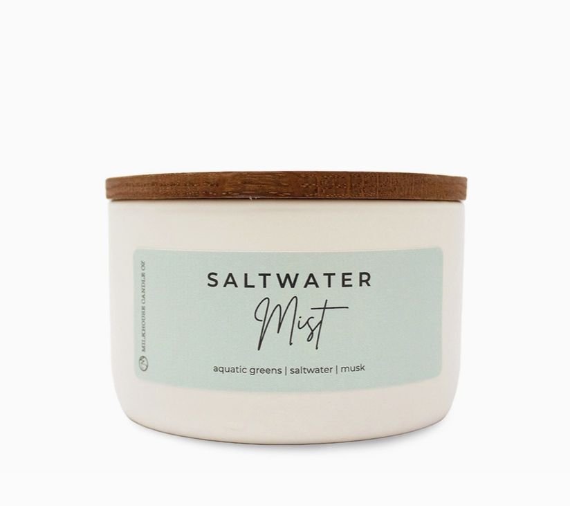 Saltwater Mist Statement Candle