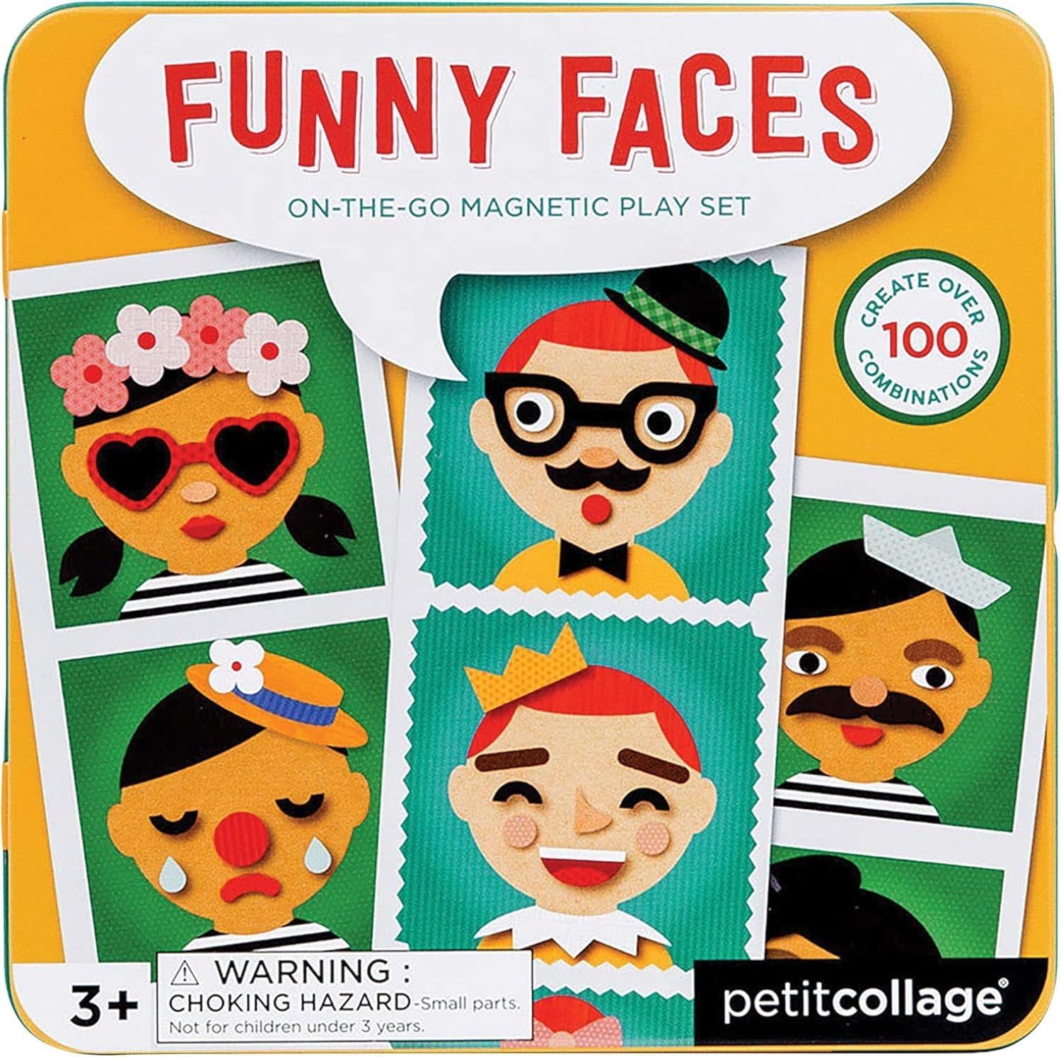 Funny Faces Magnetic Play Set