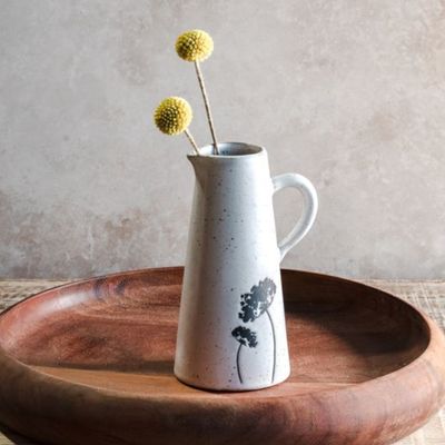 Hydrangea Pattern Pitcher 5.5”