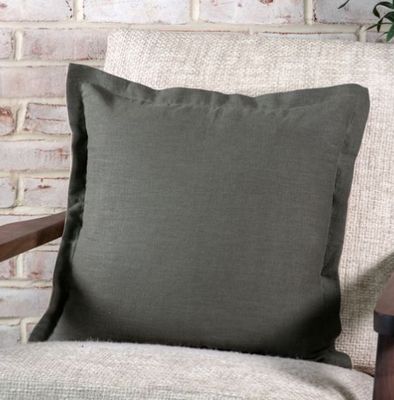 Basil Linen Pillow 18” Square