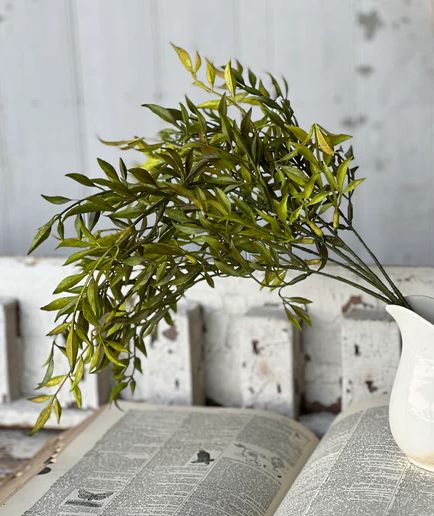 Everyday Greenery Leaves Smilax Tapering Bush 19&quot;