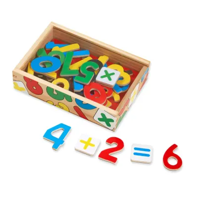 Wooden Numbers Magnets
