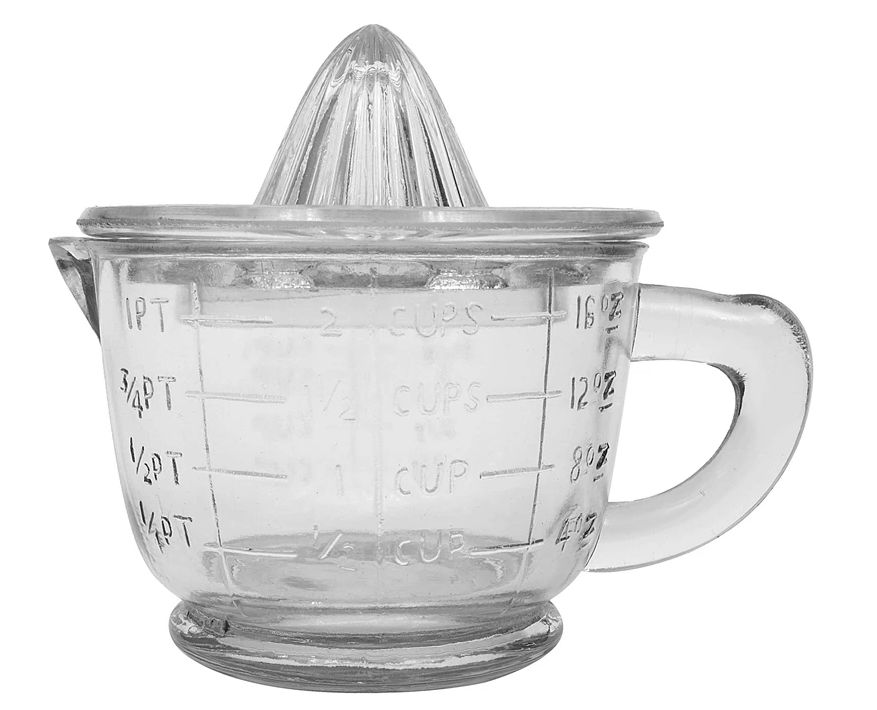 Pressed Glass Juicer Set