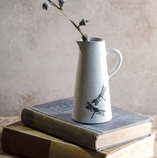 Dragonfly Pattern Pitcher 5.5”