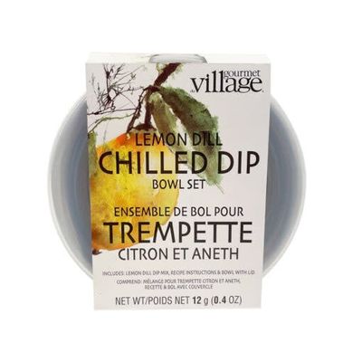 Dip Bowl Set with Lemon Dill Mix