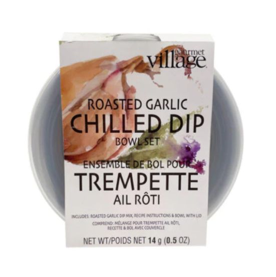 Dip Bowl Set with Roasted Garlic Mix