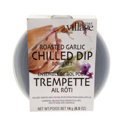 Dip Bowl Set with Roasted Garlic Mix