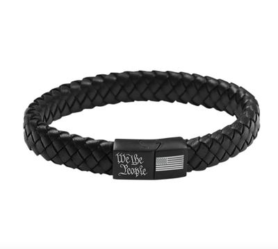 We the People Flag Braided Hold Fast Bracelet