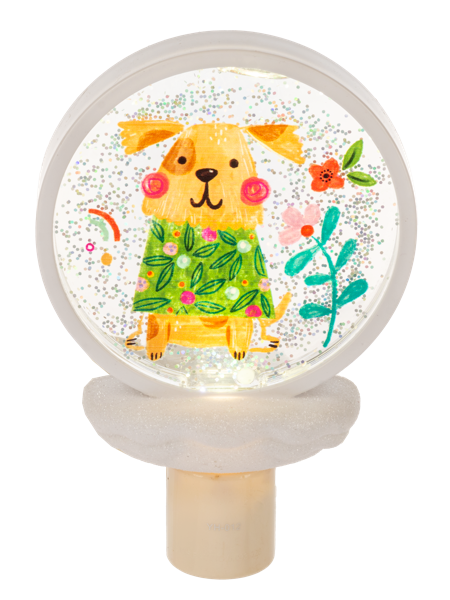 Whimsy Dog Shimmer Night Light