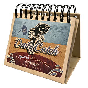 Fishwrapper &#39;Daily Catch&#39; Desk Calendar