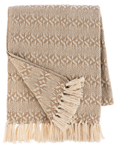 Diamond Striped Pattern Throw