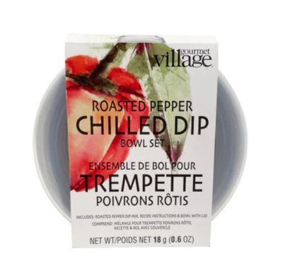 Dip Bowl Set with Roasted Pepper Mix