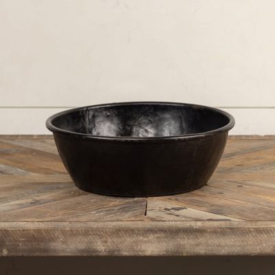 Aged Black Bowl MD 10.5”