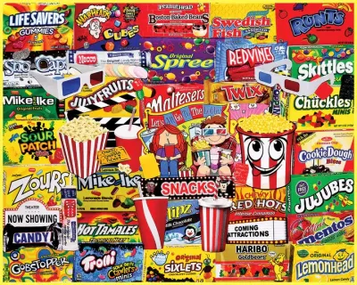 Movie Snacks Puzzle 1,000 pc