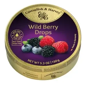 Cavendish Fruit Tin - Wild Berry 5.3 oz Tin