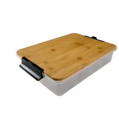Snacklebox with Bamboo Lid Cutting Board 11 x 16