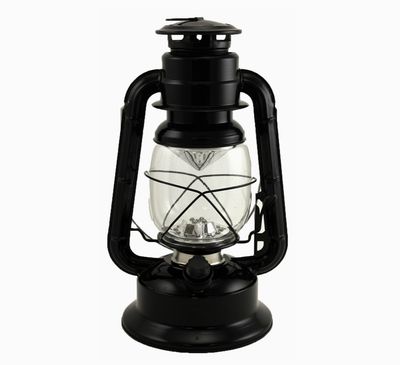 Lantern Black LED 11”