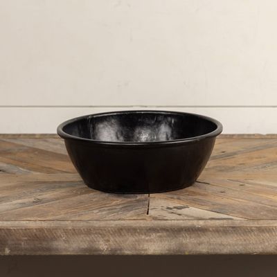 Aged Black Bowl SM 9.25”