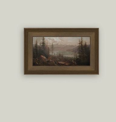 Landscape with Fallen Tree Sign 12x7”