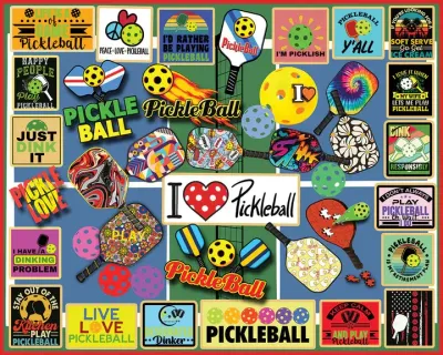 Pickleball Puzzle 1,000 pc