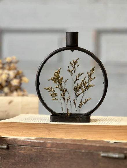 Botanical Candle Holder Fawn 6.25”