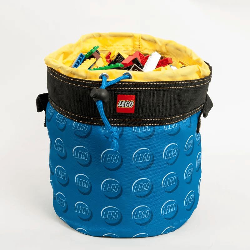 Storage Cinch Bucket Blue LEGO