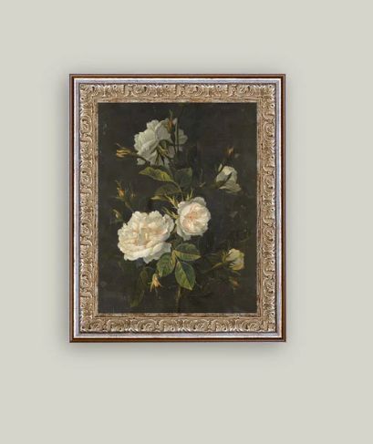 Moody Still Life Rose Sign 8 x 10”