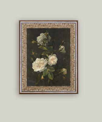 Moody Still Life Rose Sign 8 x 10”